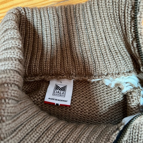 Dale of Norway Isbjorn Unisex Sweater - Tan/Cream - Picture 7 of 12